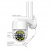 5MP PTZ Camera Waterproof Security Camera Wifi Camera w/ Hotspot Two-Way Voice Intercom EC152-B3Y2