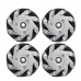 4WD Mecanum Robot Car Smart Car Chassis Kit Load Capacity 10-15KG w/ 60mm Omni Wheels Unfinished