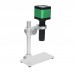 48MP Industrial Microscope Camera Stand Microscope Magnifier w/ 120X C-Mount Lens For Repairing