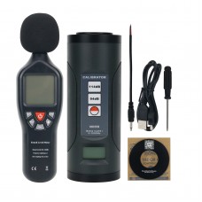 ND9B Sound Level Calibrator 114DB 94DB Measures Microphone Noise Decibel + SLM-25 Sound Level Meter
