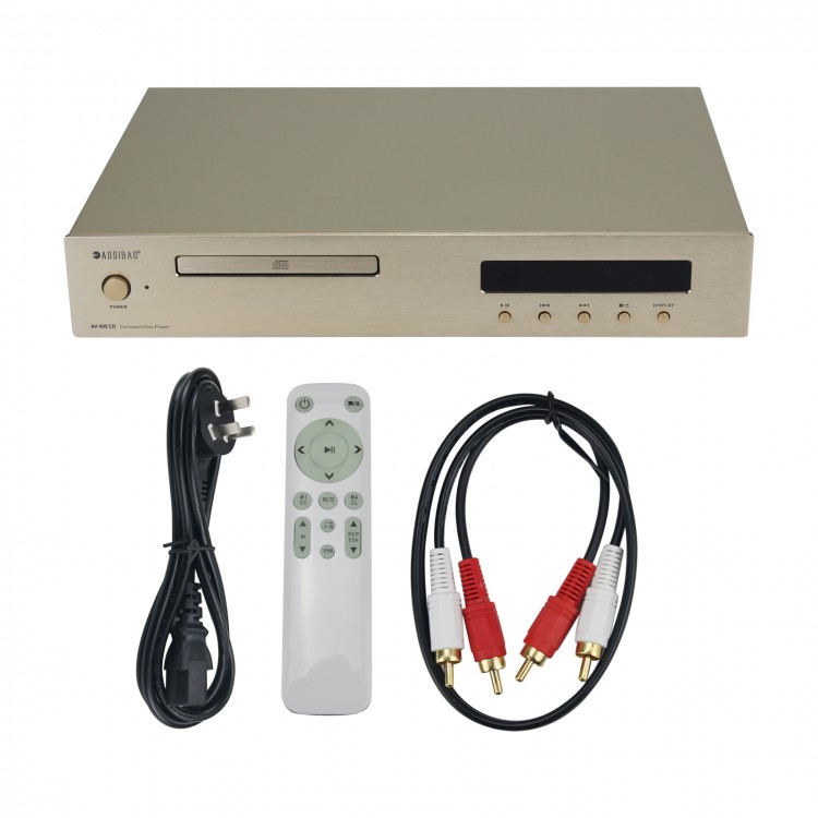 AV400CD Golden Hifi CD Player Audiophile HighFidelity Home Hifi Lossless Music USB DAC For U