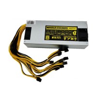 LX2200W12V Mining Power Supply 2U Structure 220V For Graphics Platforms Including B75 B85 847 X79