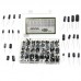 500Pcs/lot 0.1UF-1000UF 24Values Aluminum 10-50V Mix Electrolytic Capacitor Assorted Kit And Storage Box