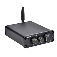 BORIZSONIC TPA3116 Mini Power Amplifier 50Wx2 Hifi Power Amp Stereo Bluetooth Amplifier BT5.0 Black