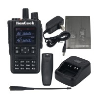 HamGeek HG-590 Amateur GPS Walkie Talkie 6-Band 256CH Handheld Transceiver Standard Version