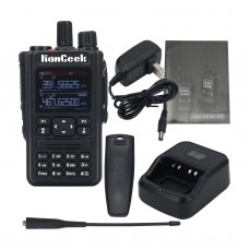 HamGeek HG-590 Amateur GPS Walkie Talkie 6-Band 256CH Handheld Transceiver Standard Version