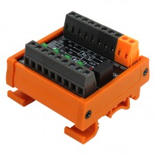 HT04M Terminal Block 4Ch Collector Single Ended To Differential HTL/TTL To Differential Orange