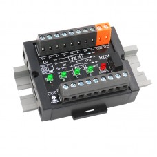 HT04M Terminal Block 4Ch Collector Single Ended To Differential Module HTL/TTL To Differential Black