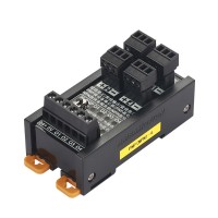 Four-Way Proximity Switch Terminal Block PNP To NPN Signal Converter Fits Three-Wired PLC Sensor