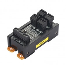 Four-Way Proximity Switch Terminal Block PNP To NPN Signal Converter Fits Three-Wired PLC Sensor