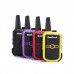 2PCS HamGeek HG-360 Mini Walkie Talkie UHF Radio 8W 5KM 16CH FM Transceiver For Hotel Outdoor Uses