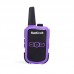 2PCS HamGeek HG-360 Mini Walkie Talkie UHF Radio 8W 5KM 16CH FM Transceiver For Hotel Outdoor Uses