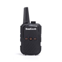 2PCS HamGeek HG-360 Mini Walkie Talkie UHF Radio 8W 5KM 16CH FM Transceiver For Hotel Outdoor Uses