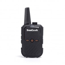 2PCS HamGeek HG-360 Mini Walkie Talkie UHF Radio 8W 5KM 16CH FM Transceiver For Hotel Outdoor Uses