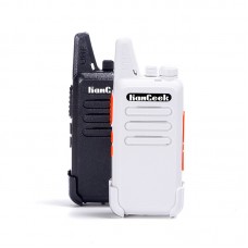 2PCS HamGeek HG-320 UHF Radio Mini Walkie Talkie 8W 5KM 16CH FM Transceiver For Outdoor Hotel Uses
