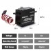 GX3345BLS 45KG Servo Waterproof Steering Servo High Torque Full Metal Body Steel Gear Brushless Digital Servo for Car RC Boat