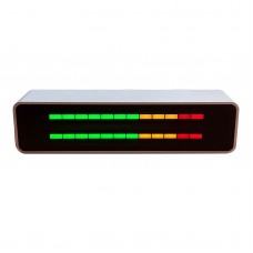 TZT Mini Dual Channel RGB LED Sound Level Meter Stereo Music Spectrum Visualizer Home Desktop/Car Audio Display Analyzer