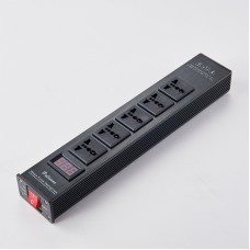 Univesal Palivens P30 2500W 15A Audio Power Filter Purifier Voltage Meter AC8.8 Purifier Filter-Black
