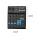 Bluetooth 4-way Tuning Table USB Audio DJ Mixer Perform Live Singing Recording Computer Phone Sound Card Reverberation DJ Device