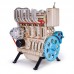 4 Cylinder Engine Model Kit Car Engine Model Kit Unassembled (With 6PCS Plastic Parts)