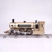 DM21 Steam Train Steam Locomotive Model Kit w/ Track Model Steam Locomotive Unassembled Toy Gift