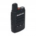 2PCS HamGeek Mini9300 8W 16CH Mini Walkie Talkie 1-10KM UHF Transceiver Black for Hotel Factory