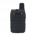 2PCS HamGeek Mini9300 8W 16CH Mini Walkie Talkie 1-10KM UHF Transceiver Black for Hotel Factory
