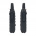 2PCS HamGeek Mini9300 8W 16CH Mini Walkie Talkie 1-10KM UHF Transceiver Black for Hotel Factory