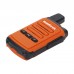 2PCS HamGeek Mini9300 8W 16CH Mini Walkie Talkie 1-10KM UHF Radio Orange for Hotel Shopping Mall