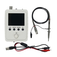 DSO150 Shell Oscilloscope Kit Handheld Digital Oscilloscope with BNC-Clip Cable BNC Probe Assembled