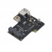 For Raspberry Pi X850 mSATA SSD Hard Drive Expansion Board Ideal NAS Storage Solution Support 1TB