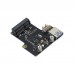 For Raspberry Pi X850 mSATA SSD Hard Drive Expansion Board Ideal NAS Storage Solution Support 1TB