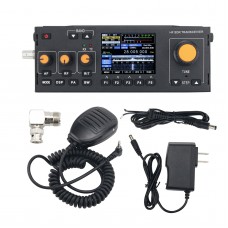 RS-918 15W HF SDR Transceiver MCHF-QRP Transceiver Amateur Shortwave Radio w/ Handheld Mic Charger