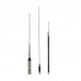 HH-9000 HF Mobile Antenna 29.6/50.5/144/435MHz w/ Bracket 5M Feeder For TYT TH-9800 KT-7900D (Black)