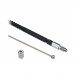 HH-9000 HF Mobile Antenna 29.6/50.5/144/435MHz w/ Bracket 5M Feeder For TYT TH-9800 KT-7900D (Black)