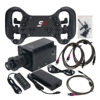 Simagic Alpha Mini Base 10NM +GT4 Carbon Fiber Wheel Double Paddel for Direct Drive Steering Wheel Stepping Racing Game Simulator