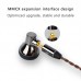 JCALLY EP09 Dynamic in Ear Earphones Oxygen Free Copper Plated Earbuds Wired Headphones High Purity OFC Headset -Silver Cable
