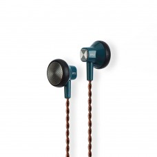 JCALLY EP02 3.5mm Wired Headphones Smart Phone Dynamic Earbuds Flat Head Music Earphone Headset-Deep Blue