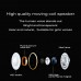 JCALLY EP01 3.5mm Wired Headphones 15.4MM Dynamic Flat Head Music Earphone Smart Phone Earbuds Copper Wire No Mic-Black