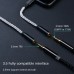 JCALLY JM08L 12Cores Suitable for C101 Lightning MFi Silver-plated Headset Adapter 3.5mm Cable for iphone-Silver&Golden