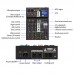 6 Channel DJ Sound Mixer Portable Digital Mixer With 24 DSP Echo OTG Jack USB 48V Phantom Power Sound Card Mixing Console REC
