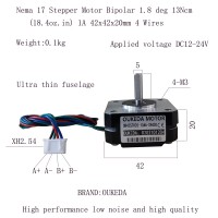 OUKEDA OK42STH20-104A-XH400 3D Printer Motor Nema 17 Stepper Motor 42 Stepping Motor For VORON 2.4