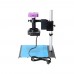 51MP Microscope Camera Industrial Microscope With 150X C-Mount Lens 56-LED Ring Light For PCB Repair