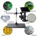 HAYEAR 26MP 1080P 60FPS HD Electronic Microscope Video Camera With 120X Lens Metal Stand 7" Screen
