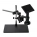 HAYEAR 26MP 1080P 60FPS HD Electronic Microscope Video Camera With 180X Lens Metal Stand 7" Screen