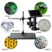 HAYEAR 26MP 1080P 60FPS HD Electronic Microscope Video Camera With 300X Lens Metal Stand 7" Screen