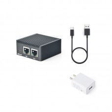 NanoPi R2C Plus Mini Router RK3328 Dual Gigabit Ethernet Ports 8GB EMMC w/ Power Supply For OpenWrt