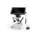 DM9 12MP 1200X Electron Microscope Magnifier Industrial Microscope With 7" Screen Adjustable Angle