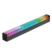 3D RGB Rhythm Light Desktop Touch Control Atmosphere Light For Computer Power Amplifier Music Game