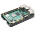  X728 Board with Cooling Ultra-thin CNC Aluminum Alloy Metal Shell Protective Case for Raspberry 4 Model B